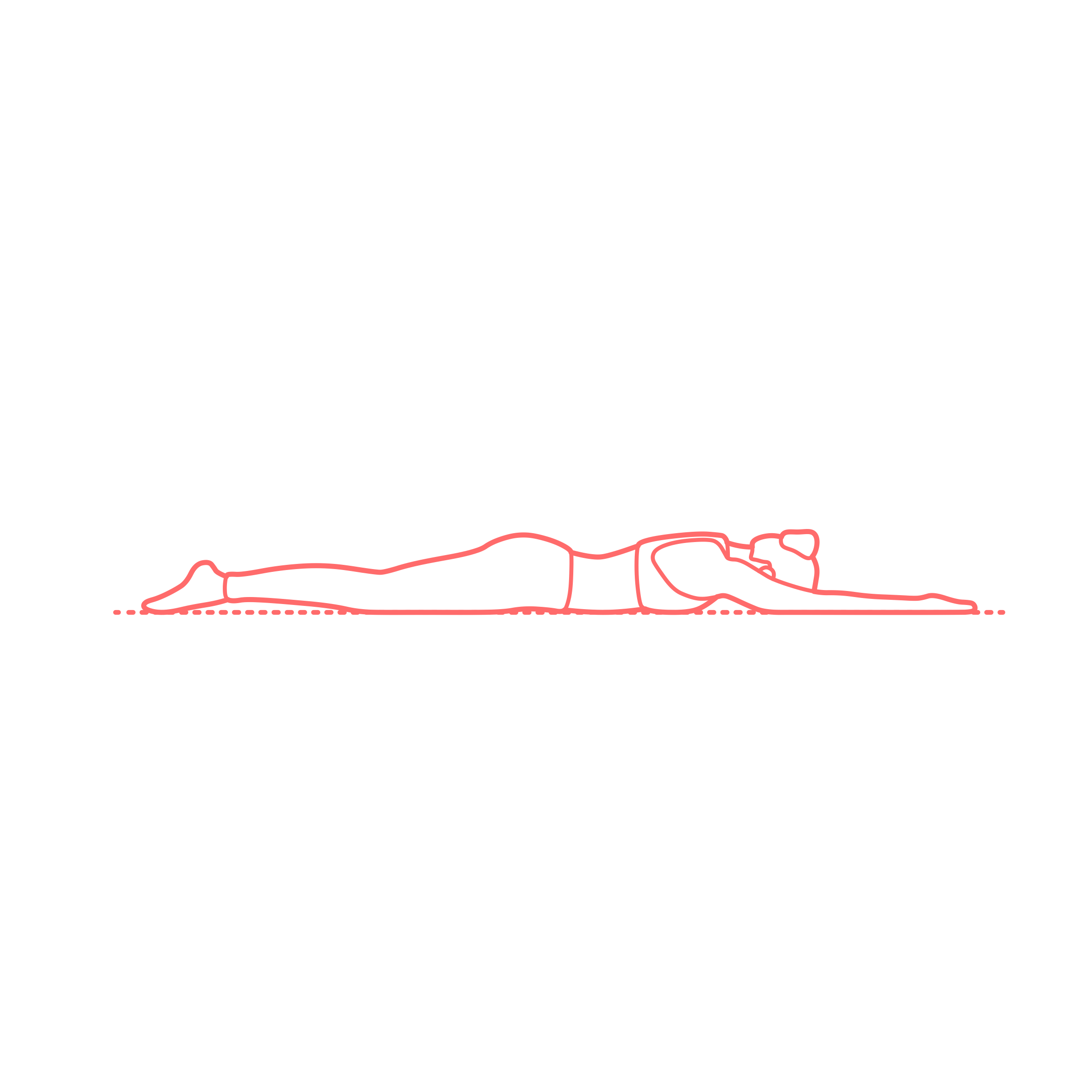 Humans Yoga Poses Reverse Corpse Pose Outline Icon Svg Set Free Vectors